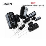 400V Aluminum Electrolytic Capacitor 400V 1uF 10uF 22uF 33uF 47uF 100uF