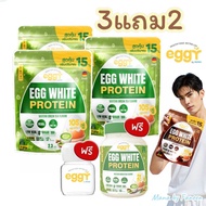 (แบบถุงเติม)Mana Eggy Egg White Protein ขนาด 1050 กรัม Cocoa Matcha Mixberry Thai Tea