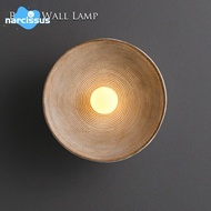 NARCISSUS Wall Lamp Aisle Bedside Restaurant Lighting Lamp Wabi-Sabi Resin