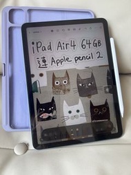 iPad Air 4 天藍色 連Apple pencil 2