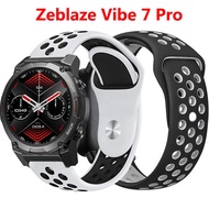 Silicone Strap for Zeblaze Vibe 7 Pro Band Replacement Sport Watchband Bracelet for Zeblaze Vibe 7 Lite Wristband Waterproof