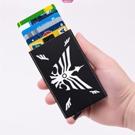 Kamen Rider Anti-theft ID Credit Card Holder Porte Carte Thin Aluminium Metal Wallets Pocket Case Ba
