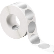 Leinuosen Scratch Off Sticker Round Labels 1 inch Self Adhesive Scratch Off Sticker for Business, Pa