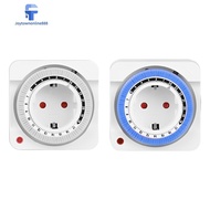 24-Hour EU Plug-in Heavy Duty Outlet Timer with 15 Minute Intervals Timer Outlet [Joytownonline888.m