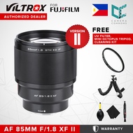 CLEARANCE Viltrox AF 85mm f/1.8 XF II Version 2 Lens for FUJIFILM X X-Mount V1 V2