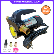Pompa Minyak AC 220V Pompa Sedot Air Minyak Solar Oli Langsung Colok Listrik Pompa Solar Listrik