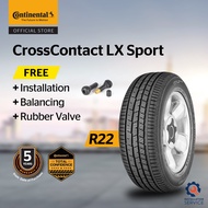 Continental CrossContact LX Sport CCLXSP R22 275/40 265/40 J LR (with installation)