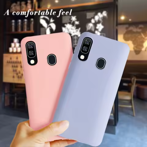 For Samsung Galaxy A40 Case Samsung A40S Cover Soft TPU Candy Color Silicone Cases For Samsung A 40 