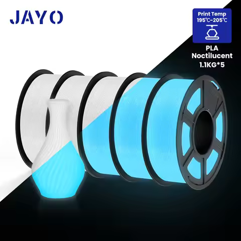 JAYO PLA Filament 1.75mm Glow in the Dark PETG 3D Printer Filament 1.1KG Neatly Wound Luminous 3D Pr
