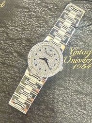 🌈🌈新返貨啦🌈🌈 PIAGET Dancer 23mm 80564K81 ✨18K白金 🤍鑽石外圈 💎滿天星面 💙鑲嵌藍寶石時標 🩵石英機芯 🔗淨錶  🌟C2185（廣華街店）