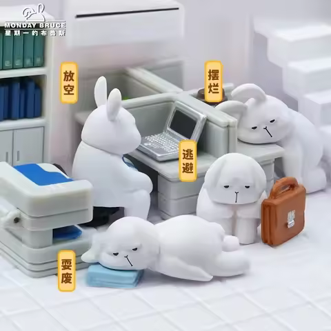 Original The Monday Bruce Pocket Series Mbr-C Scene Gift Decoration Anime Character Garage Set Colle