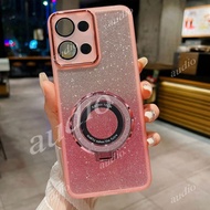 POCO C85 4G Glitter Bling Magnetic Bracket Phone Case For Poco C85 C 85 85C PocoC85 POCOC85 4G 2025 