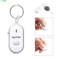 FLUME LED Whistle Key Finder Keyring Smart Pet Tracker Beeping Flashing Light Torch Locator Tracker
