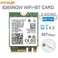Dual Band 867Mbps Wireless Wifi Card For Intel 8265NGW 802.11ac Bluetooth 4.2 8265ac 7265AC NGFF Wif