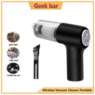 GEEKBAR  Portable Car Vacuum Wireless Mini Hand-Held Vacuum Cleaner For Home Wireless