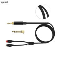 QUIM Nylon 3 5mm Headphone Cable Easy Storage for HD580 HD600 HD650 HD660 HD660S