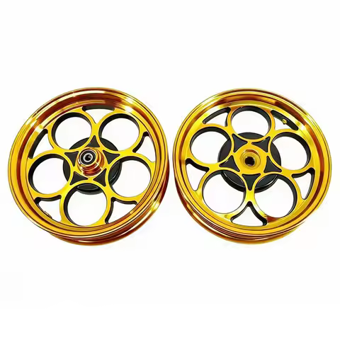 E-Scooter 10*2.15J For Honda DIO50 AF18-28 Z4 ZX34 35 38 56 Alloy Front Rear 1 Set Wheels Rim Ring-t