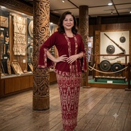 SET KEBAYA BORNEO SET KEBAYA CORAK BORNEO SET SKIRT KEBAYA PUA KUMBU BORNEO KEBAYA