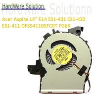 Acer Aspire 14" E14 ES1-431 ES1-432  ES1-411 DFS541105FC0T FG6K Laptop CPU Cooling Fan
