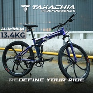 TAKACHIA® REDEFINE Series Foldtain Bike | Foldable Bike | Foldable Mountain Bike | Road Bike | City Bike | Folding Bike | SHIMANO Sora 9-Speed | LITEPRO Gear | Certified Premium Grade Aluminium | Foldable &amp; Ultralight