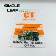 Flexible Flexible Connector Charger Con Hf Mic Charging Board Infinix Hot 10 X682 Original + IC