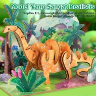 3D Dinosaur Wooden Puzzle Toy 3D Puzzle Educational Toy for Children