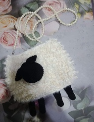 編織包小羊斜背包