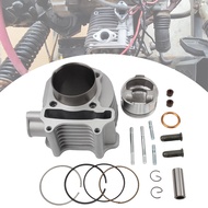4-stroke GY6 150cc 57.4mm Engine Cylinder Rebuild Kit 157QMJ 1P57QMJ Big Bore Piston Gaskets ATV Sco