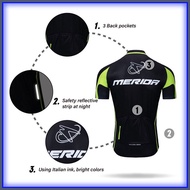 MERIDA Cycling Jersey Bike Jersey Bib Short MTB Road Racing Bike Jersey Set with Pad
