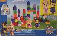 Paw Patrol Chase &amp; Skye s Build &amp; Play Block Set by Ionix Jr. (77 Pieces)