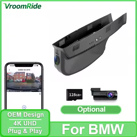 4K Dash Cam Car Dvr Camera For BMW 1 3 5 7 X1 X3 X5 M Series E60 E61 E65 E66 E70 E72 E83 E84 E88 E92