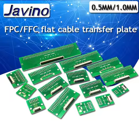 FPC/FFC flat cable transfer plate is directly inserted DIY 0.5 mm 1mm spacing connector 6P/8P/10P/20