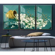 3D mirror wall painting (Set of 3 panels)