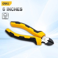 Deli Cutter Pliers Diagonal 6" / 7" High Carbon Steel Rust Resistant Industrial F7b