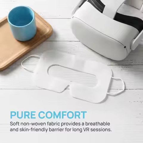 100Pcs Disposable Non-woven Fabric Facial Mask For VR Glasses Accessories Hygiene Eye Pad For HTC Vi