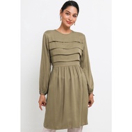 Hazelnut Indonesia - Ranjani Top - Blouse Top / Blouse / Top Wanita - Olive