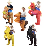 Inflatable Horse Costume Funny Walking Doll Adult Performance Costume