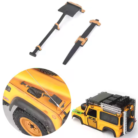 1 Set Mini Shovel Steel Plate for 1/10 RC Crawler Car Traxxas TRX4 Defender RC4WD D90 D110 Diy Parts