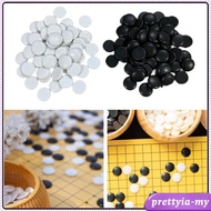 [PrettyiaMY] 100Pcs Go Pieces Go Chess Beads Playing Interactive Accessories Games Go Stones