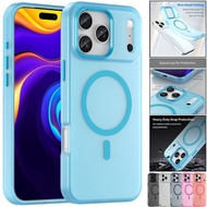 For iPhone 17 Air 16 16E 15 Pro Max Plus Case Shockproof Magnetic Cover