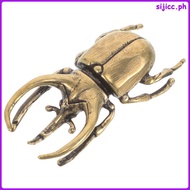 Vintage Brass Beetle Figurine for Home Decoration  sijicc
