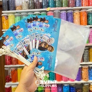 [10 Pcs] Birthday Snack Label Bag + Plastic Birthday Souvenir Wrap OPP Birthday Snack/ Size 31 X 20c