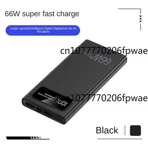 Power Bank 30000mAh 66W Super Ultra Fast Charging External Battery Charger PD 20W PowerBank For iPho