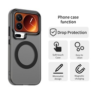 Magnetic Hard Matte Clear Phone Case For Xiaomi 17 Pro Max Casing Mi17 Mi15T 14T POCO X6 X7 F6 Pro S