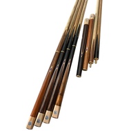 Original Two-Piece 3/4 Ash Rose Wood Billiard Cue 57inches 145cm with 9mm or 10mm Cue Tips Box of 25