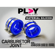 PLAY 35MM 40MM SILICON JOINT UNIVERSAL CARBURETOR JOINT INTAKE PIPE JOINT