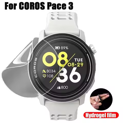 Screen Protector For Coros Pace 3 SmartWatch Soft TPU Repairable Hydrogel Film For Coros Pace 3 Not