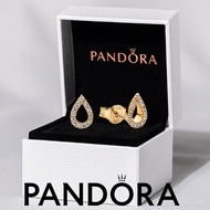 100% genuine S925 sterling silver jewelry bracelet pendant Infinite Lab-grown Diamond Pavé Stud Earr