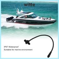 WITTE 5 Pin T Connector, IP67 Waterproof T Connector Backbone Drop Cable, Drop Cable M12 Interface 5