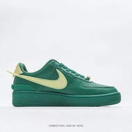 Nike AMBUSH x Nike AF1 Heavy Duty Joint Air Force One Low cut Sports Board Shoes Green